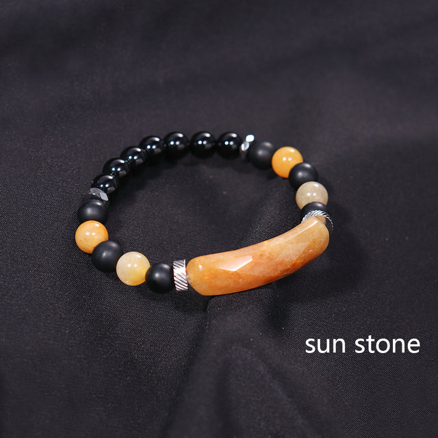 Balancing Black Agate Chakra Bracelets