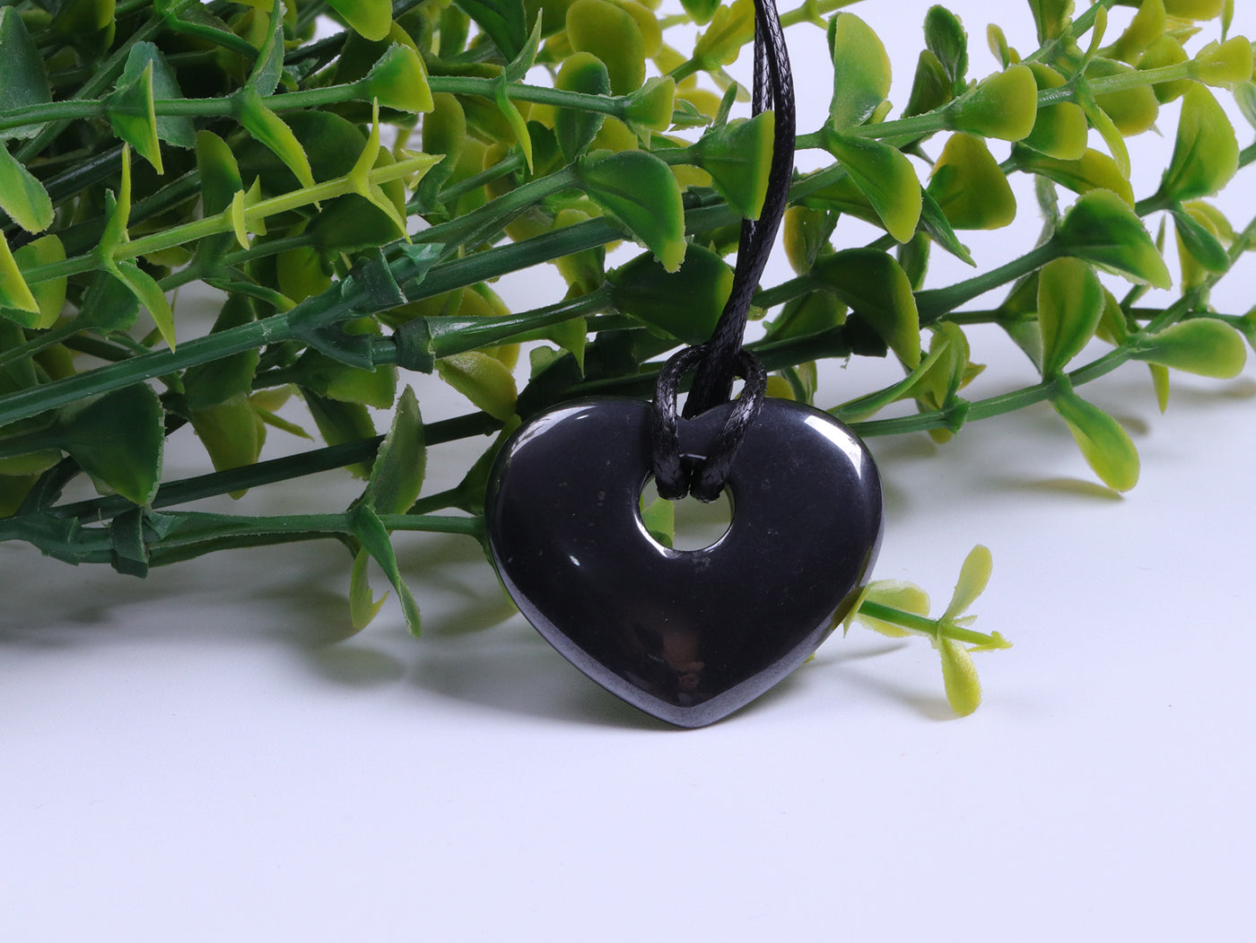 Healing Hematite Heart Necklace