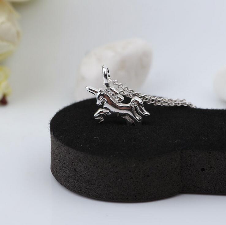 925 Sterling Silver Unicorn Necklace Necklace