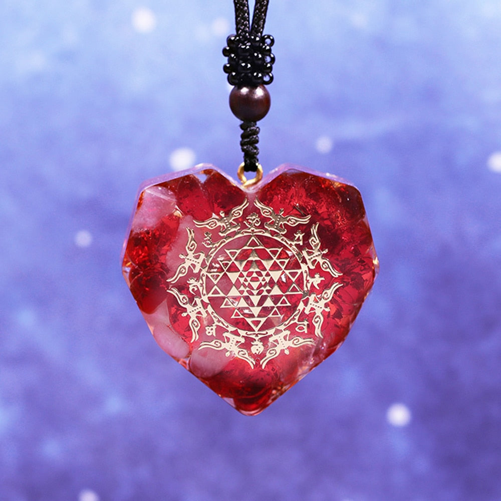 Long Lasting Love Red Agate Necklace