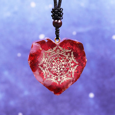 Long Lasting Love Red Agate Necklace