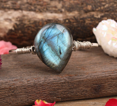 Transformational Labradorite Cuff Bangle