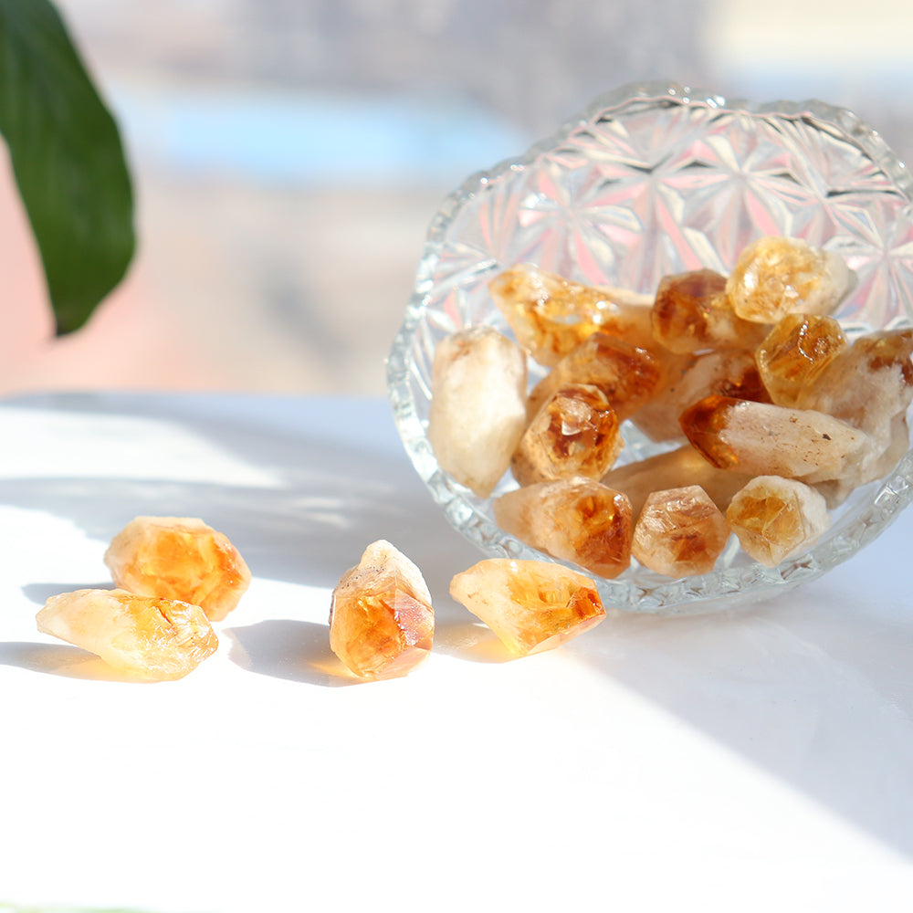 Rays of Abundance Raw Citrine Stones