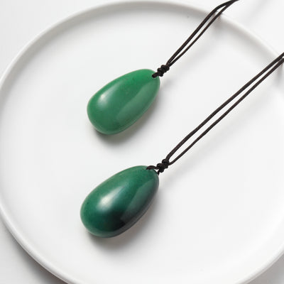 Green Aventurine Drop Necklace