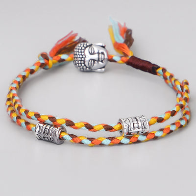 Handmade Tibetan Cord Lucky Bracelet