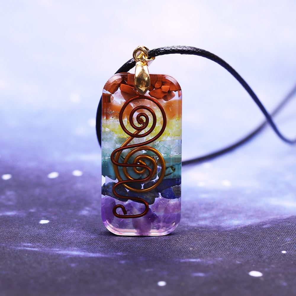 Orgone Energy Chakra Necklace