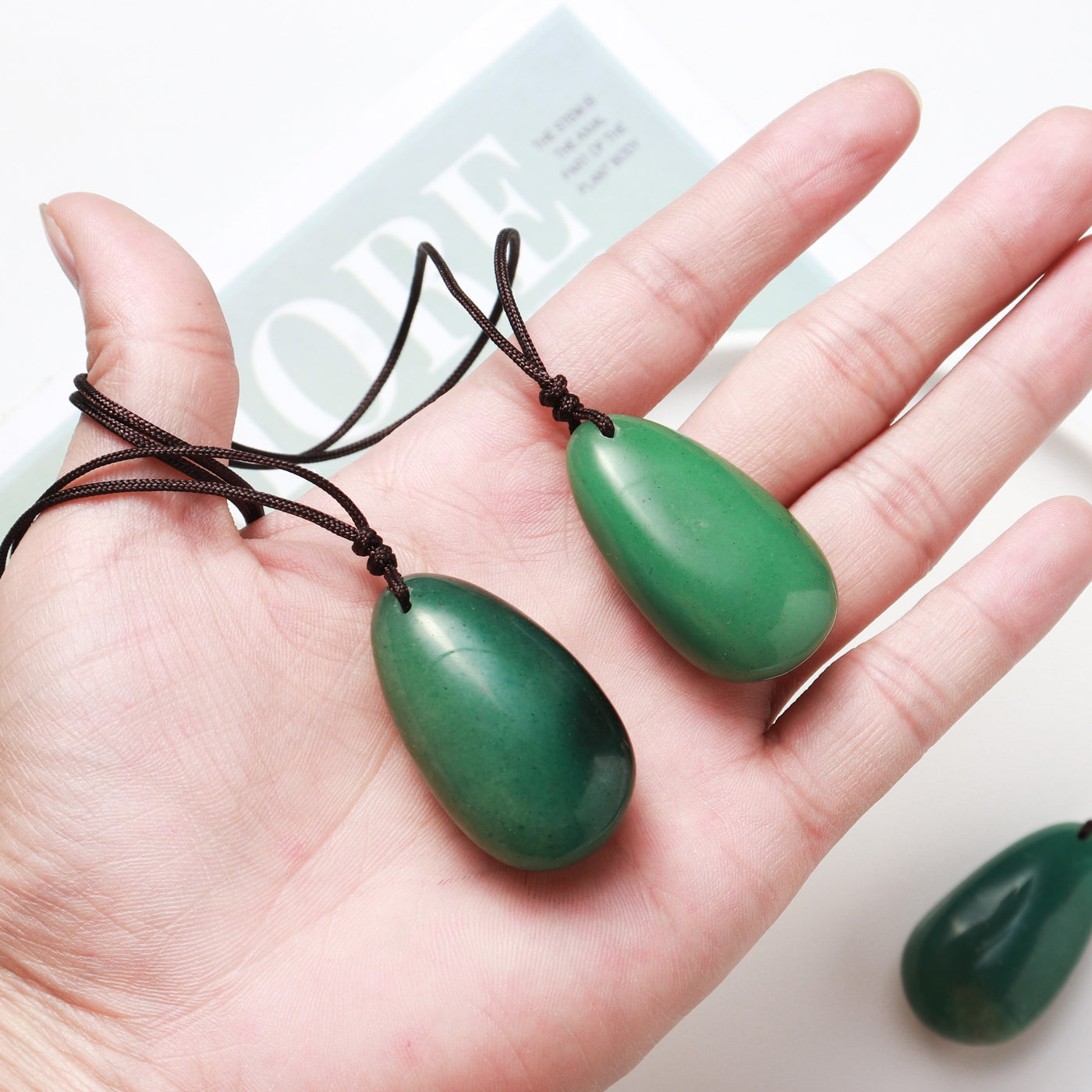 Green Aventurine Drop Necklace