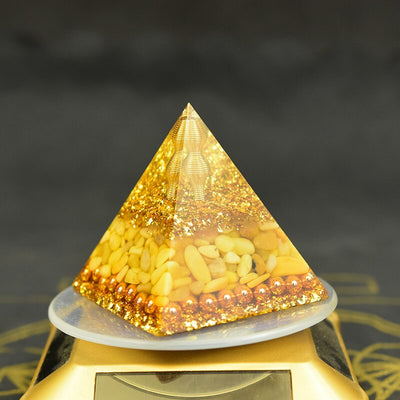 Aura Orgone Aventurine Pyramid