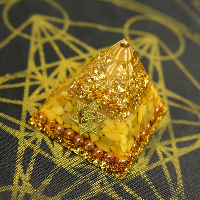 Aura Orgone Aventurine Pyramid