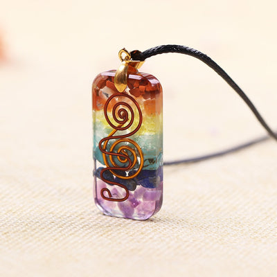 Orgone Energy Chakra Necklace