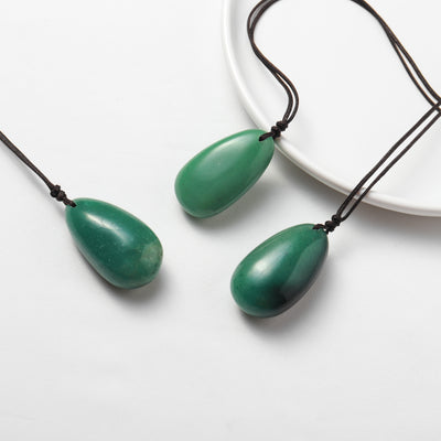 Green Aventurine Drop Necklace