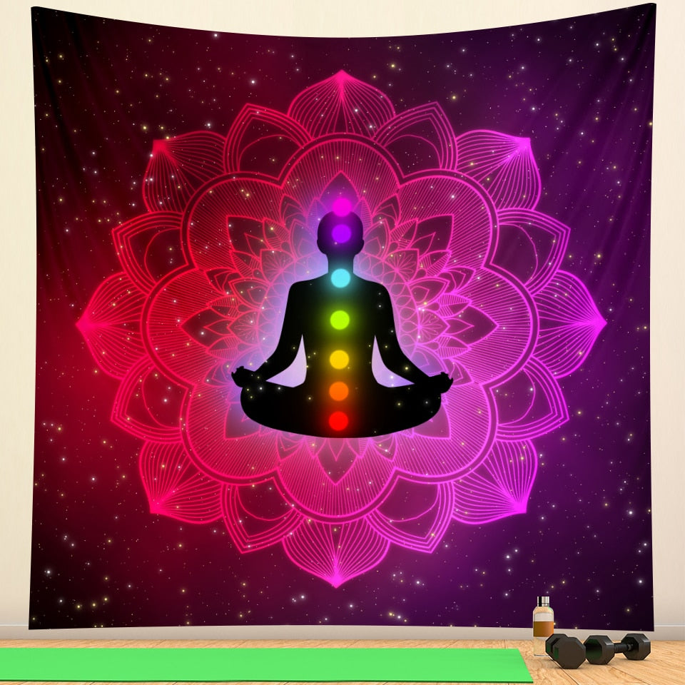 Lotus Chakra Tapestry