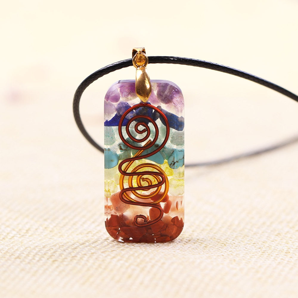 Orgone Energy Chakra Necklace