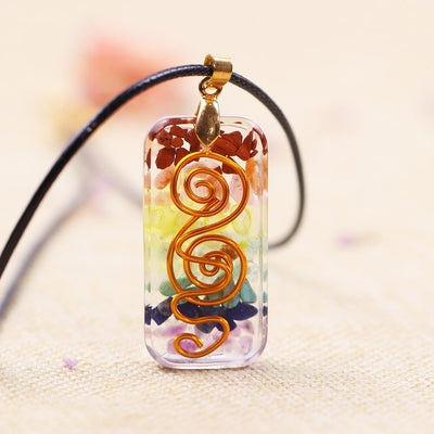 Orgone Energy Chakra Necklace