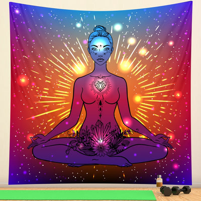 Lotus Chakra Tapestry