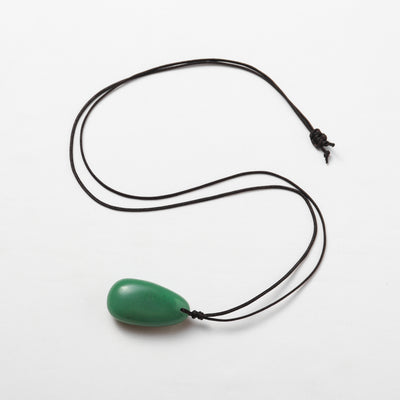 Green Aventurine Drop Necklace