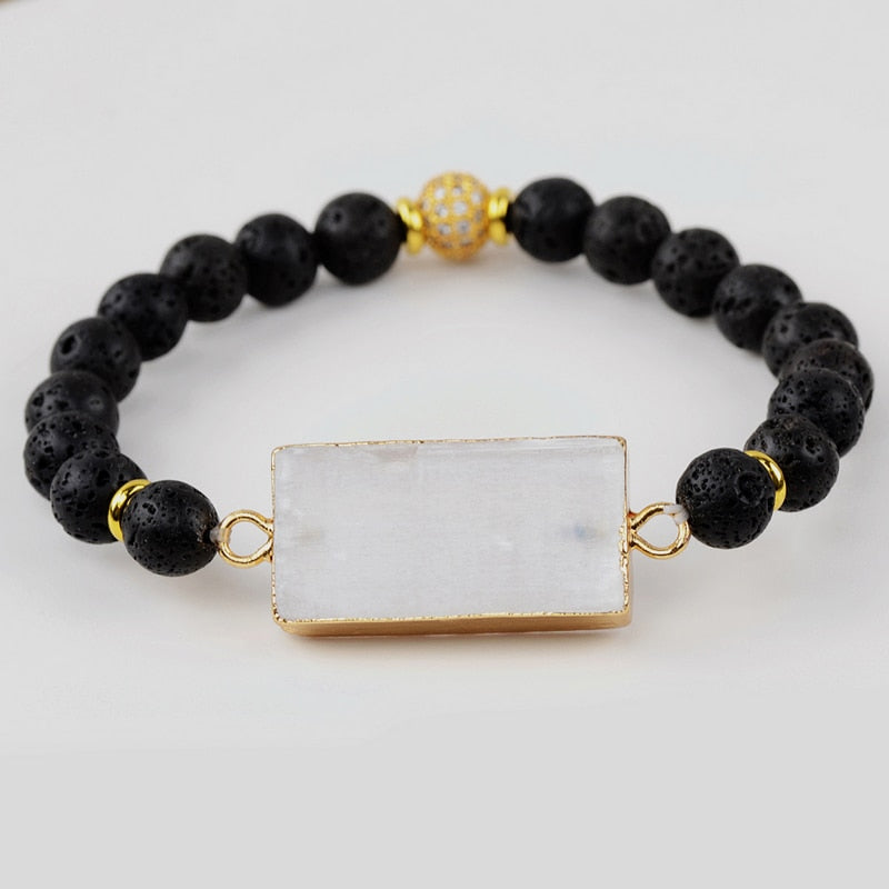 Selenite Purity Diffuser Bracelet