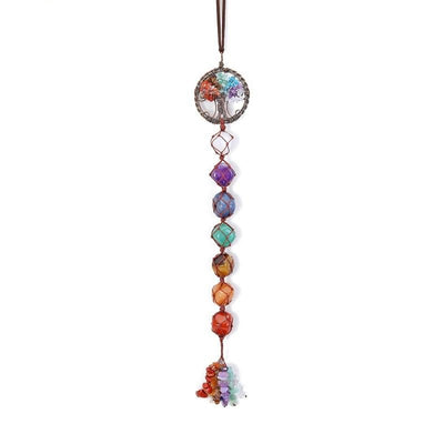 Holistic Tree of Life Chakra Ornament