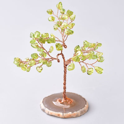 Green Peridot Feng Shui Abundance Tree