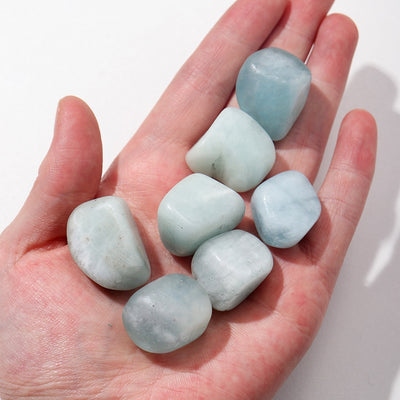 Waves of Calm Aquamarine Pocket Stones