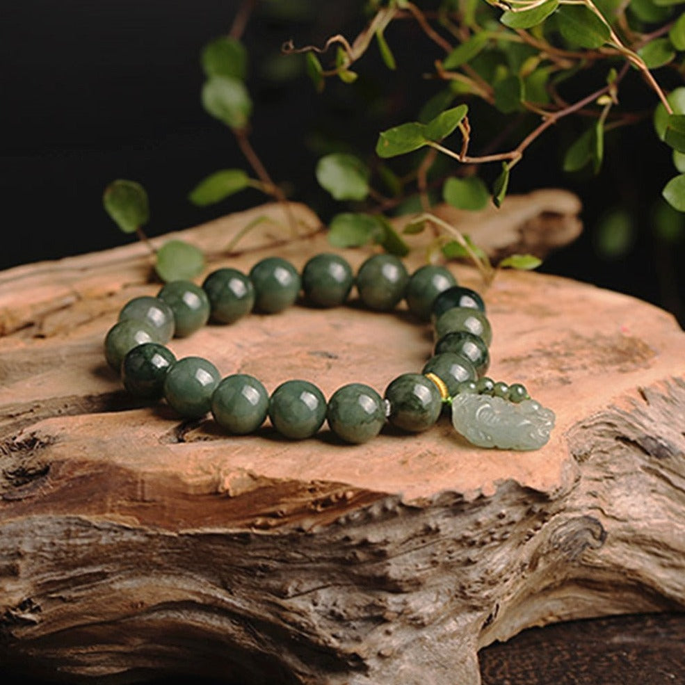 Prosperity PiXiu Jade Bracelet