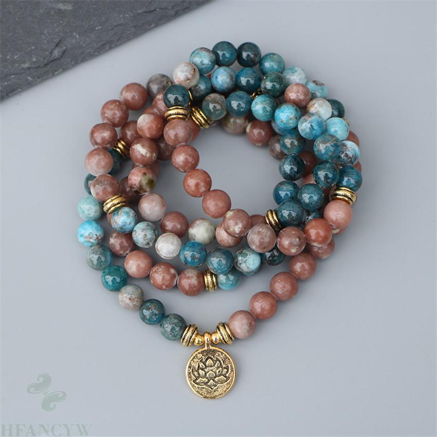 Pure Apatite Grounding and Manifestation Mala