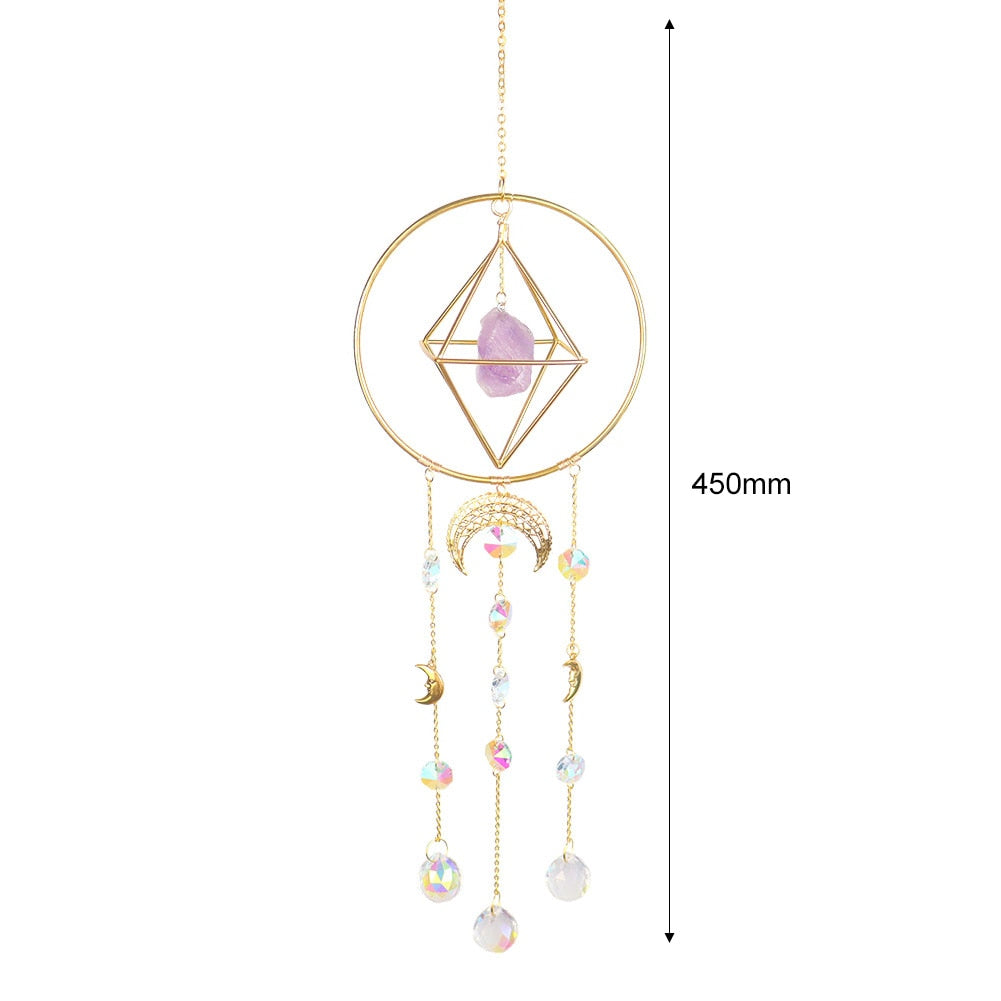 Amethyst Suncatcher of Love