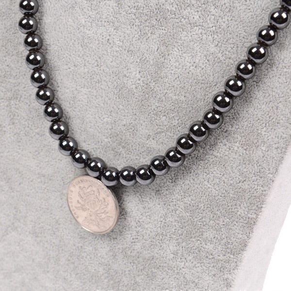 Calm Courage Hematite Necklace