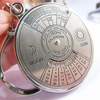 Perpetual Calendar Keyring