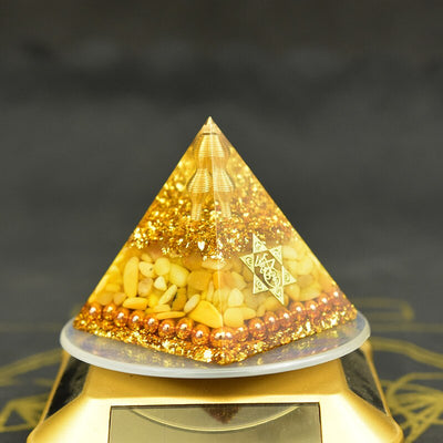 Aura Orgone Aventurine Pyramid