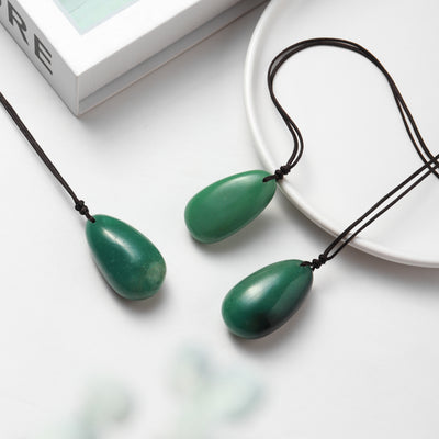 Green Aventurine Drop Necklace