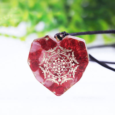 Long Lasting Love Red Agate Necklace