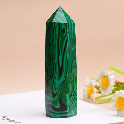 Malachite Soul Renewal Healing Wand