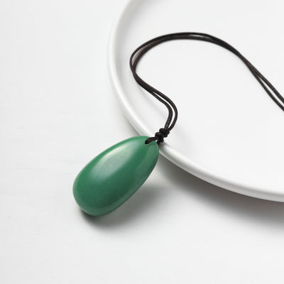 Green Aventurine Drop Necklace