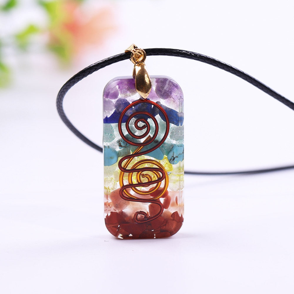 Orgone Energy Chakra Necklace