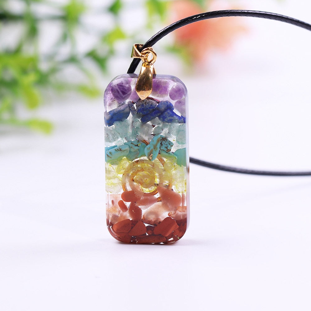 Orgone Energy Chakra Necklace