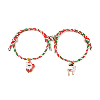 Christmas Couple Magnet Bracelet