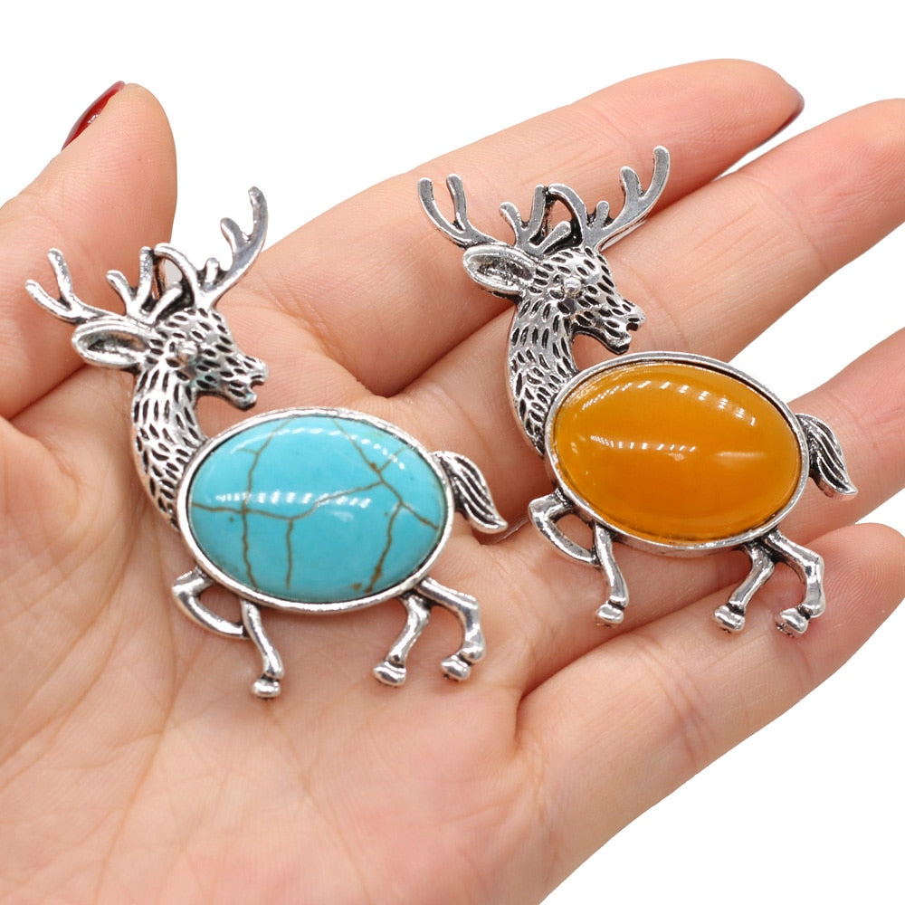 Wandering Deer Enchantment Brooches