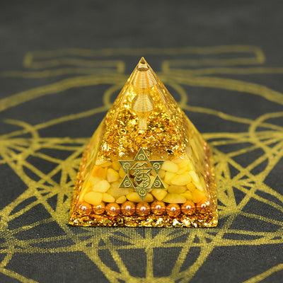 Aura Orgone Aventurine Pyramid