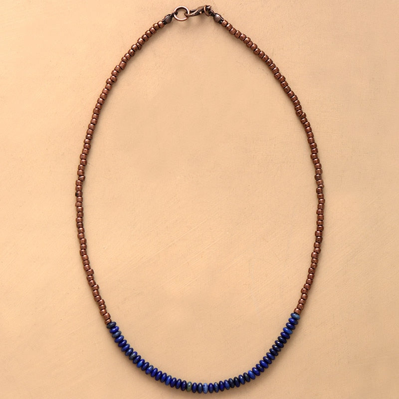 Simple Seed Beads Vintage Chokers Necklace