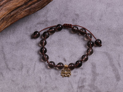 Smoky Quartz Mala & Bracelet Cleansing Set