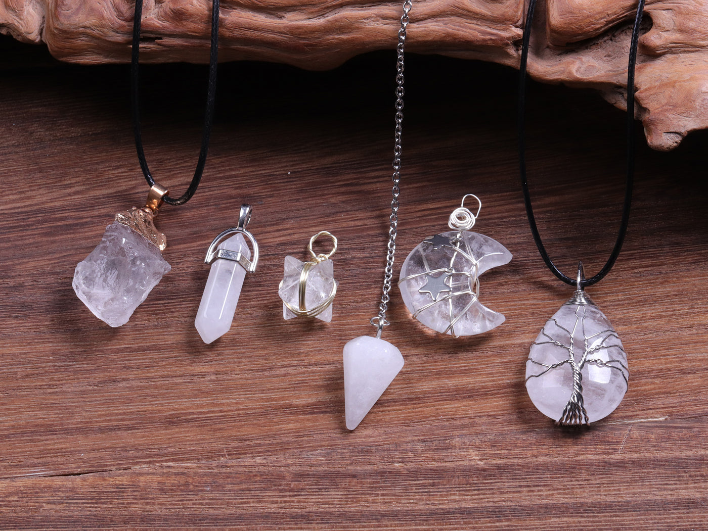 Light Bringer Quartz Pendant Set