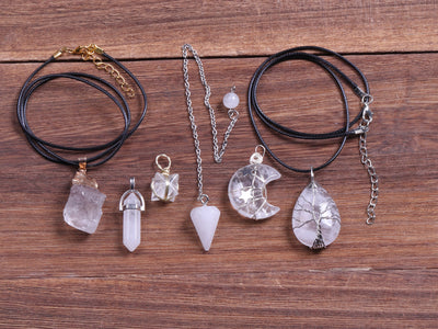 Light Bringer Quartz Pendant Set