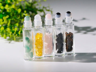 Gemstone Essential Oil Roller Bottle Collection