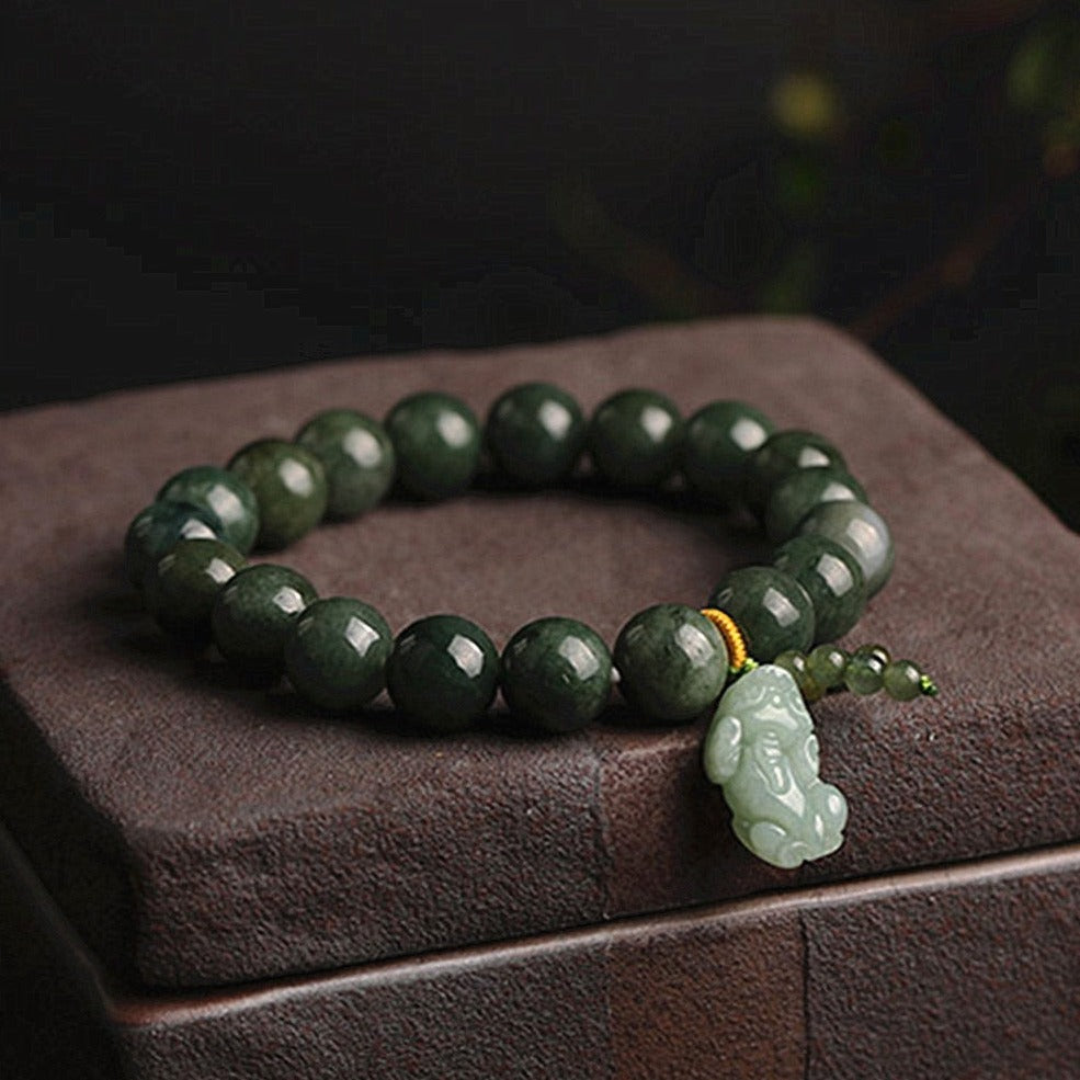 Prosperity PiXiu Jade Bracelet