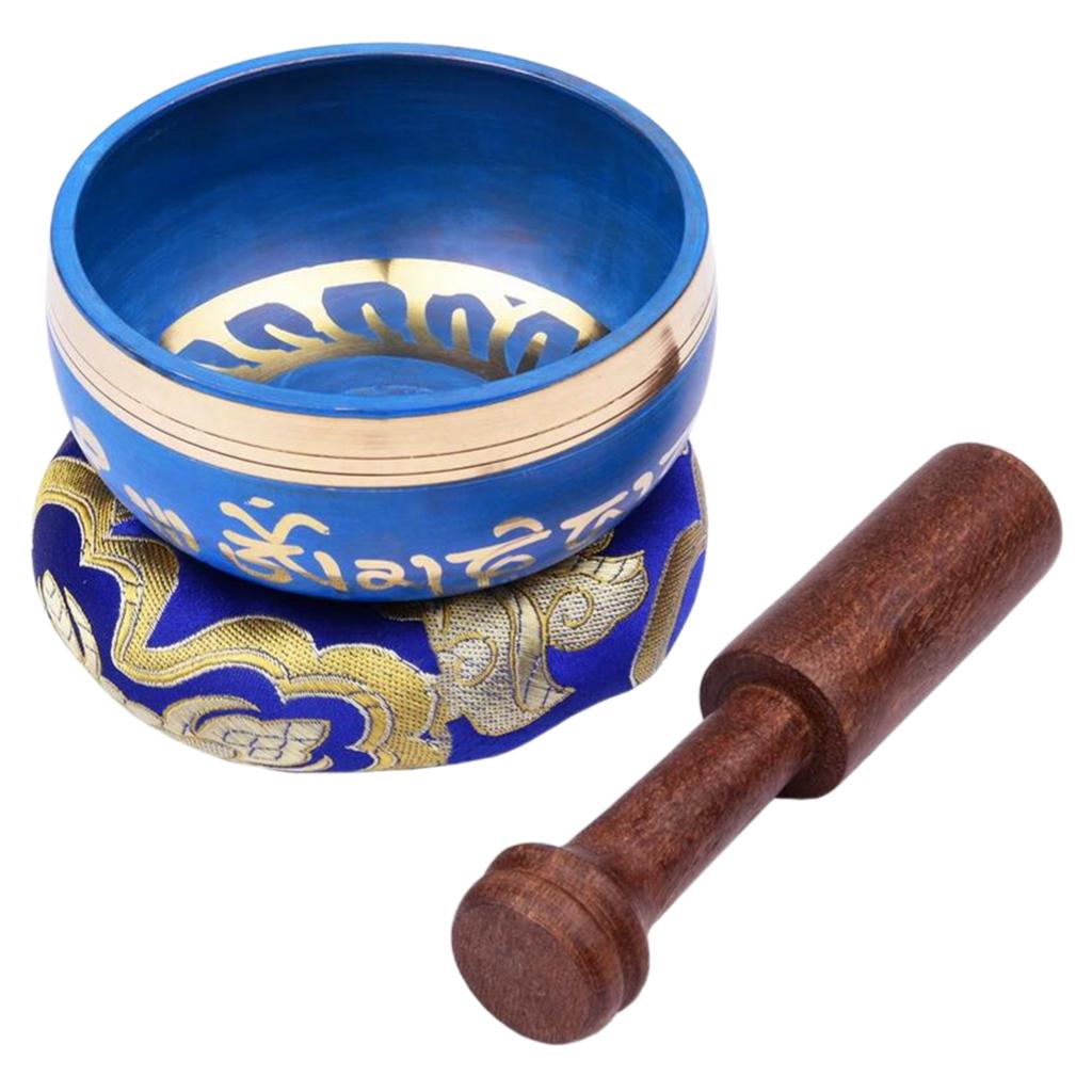 Timeless Blue Tibetan Singing Bowl Set