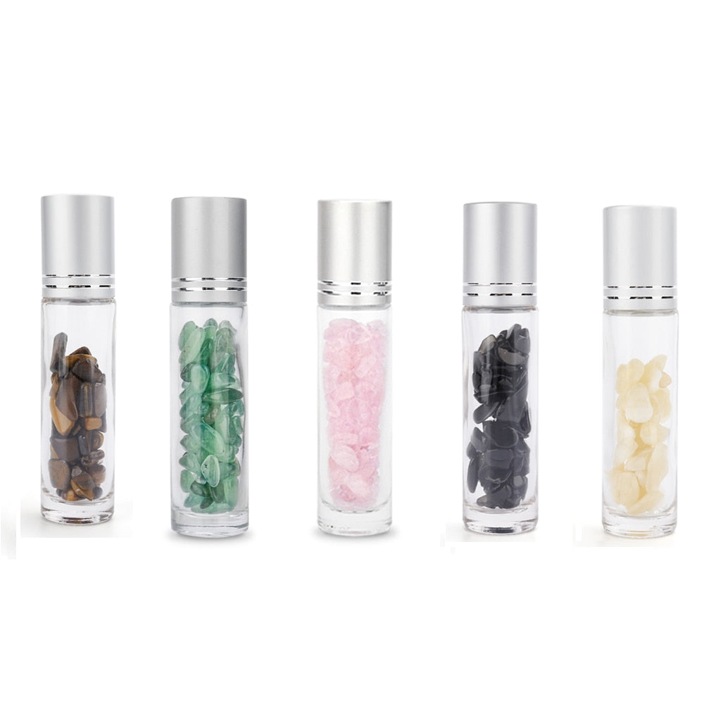 Gemstone Essential Oil Roller Bottle Collection