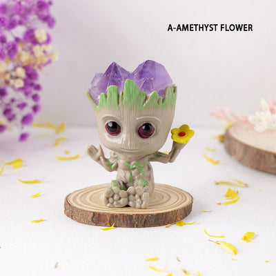 Baby Groot Crystal Figurine