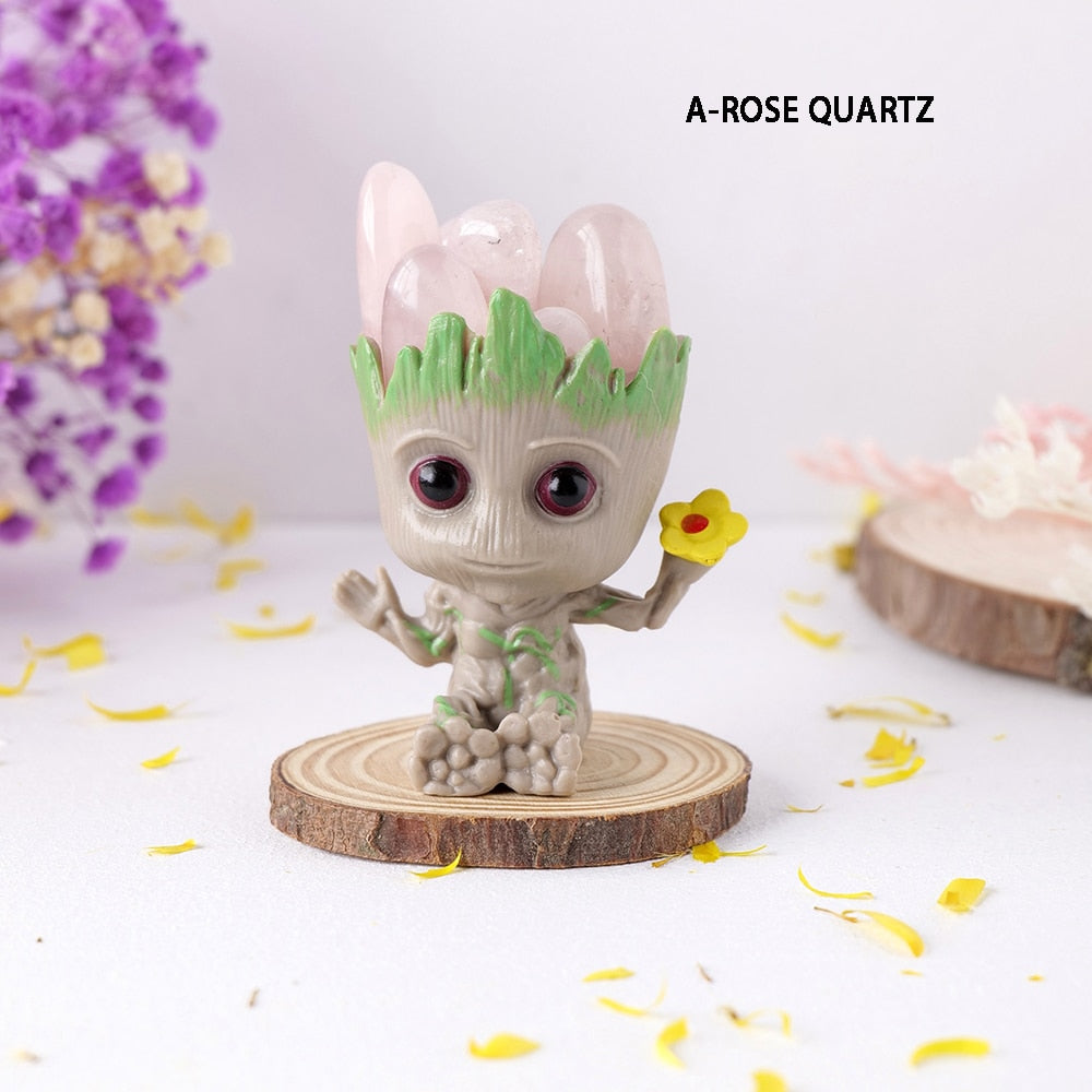 Baby Groot Crystal Figurine