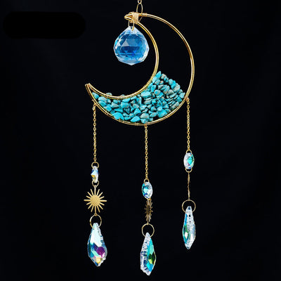 Sparkling Healing And Clarity Turquoise Suncatcher